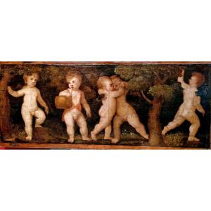 BANBINI CHE GIOCANO ( pittura veneta 1500)