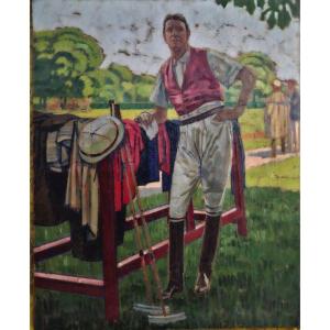 RITRATTO IN COMPLETO POLO DEL PRINCIPE LÉON RADZIWILL