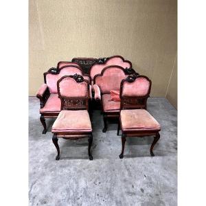 Japanese Style Sofa Attributed To Gabriel Viardot