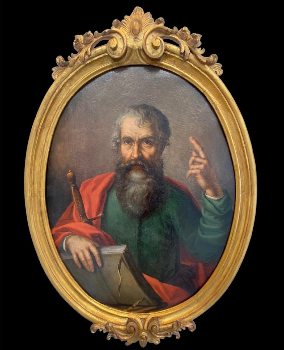 Ritratto di san Paolo di scuola lombarda del XVII sec.