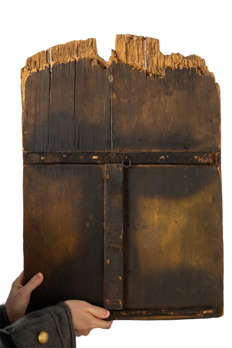 Olio su Tavola, Madonna di Kazan al Bambino Salvatore Del Mondo - Veneto Cretese, XVII-photo-3