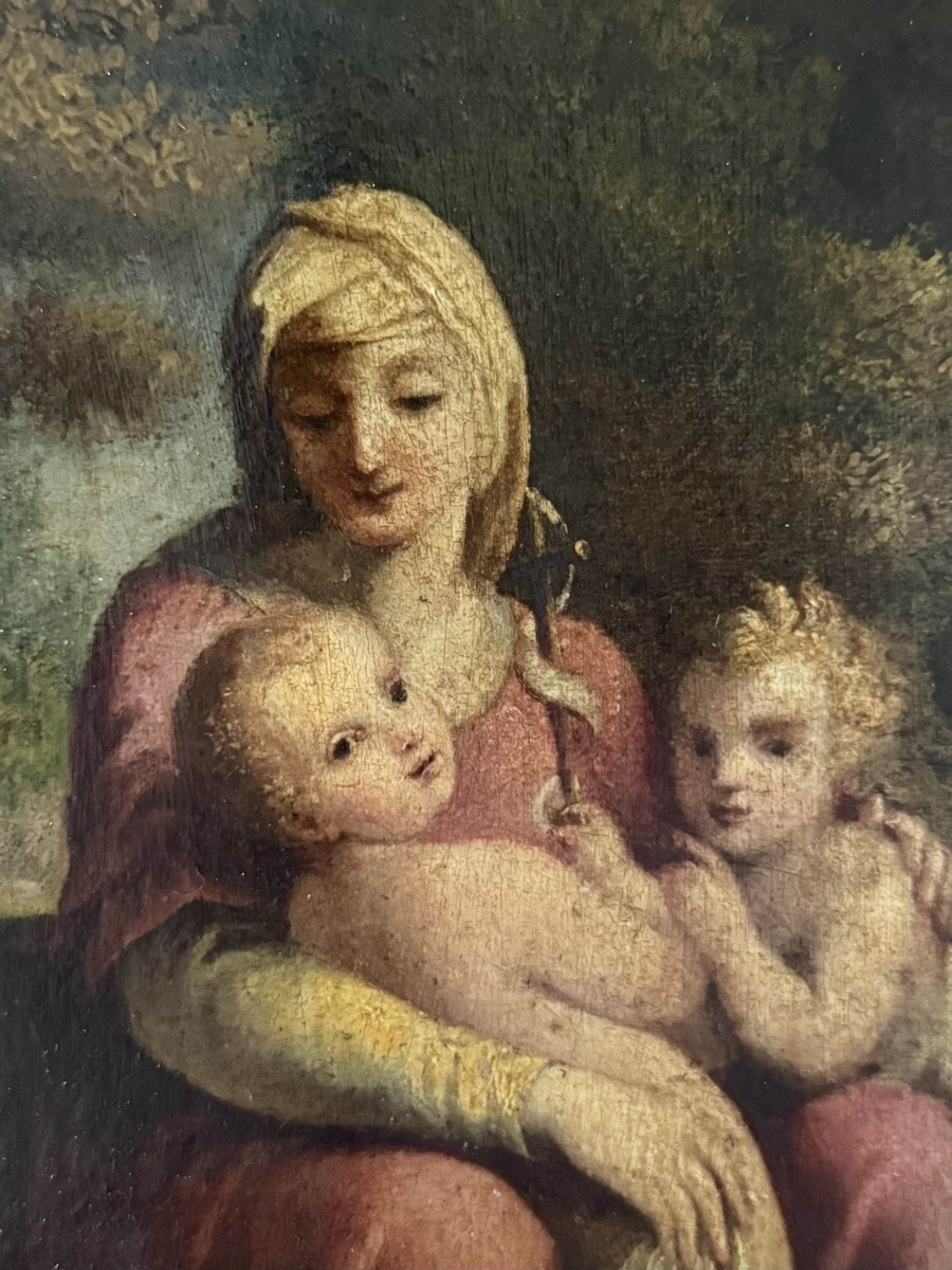 Madonna con il bambino e San Giovanni - Scuola italiana, XVIII -photo-4