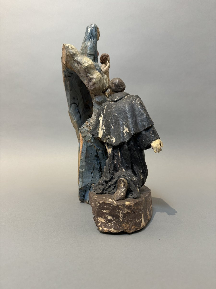 Gruppo scultoreo in terracotta di Angelo Piò (1690-1769) - XVIII secolo-photo-7