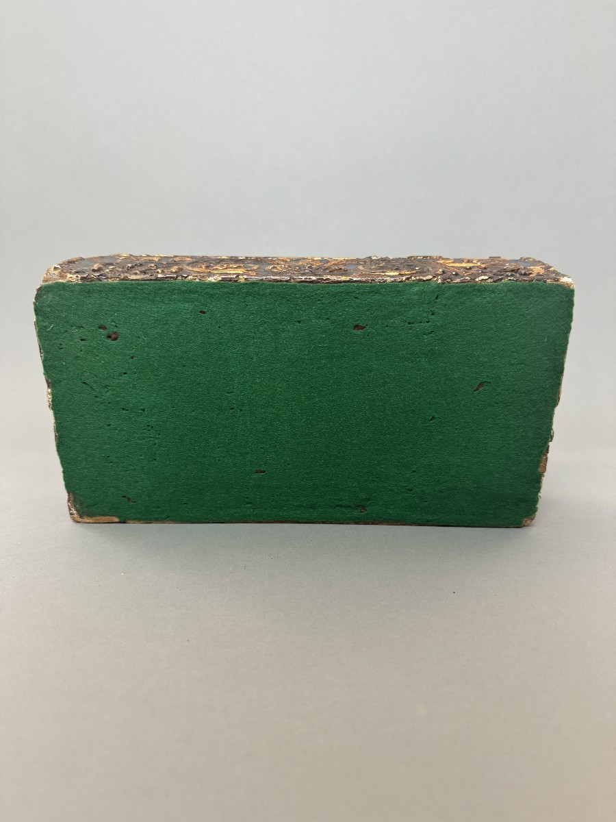 Cofanetto in legno e stucco del XIX -photo-7