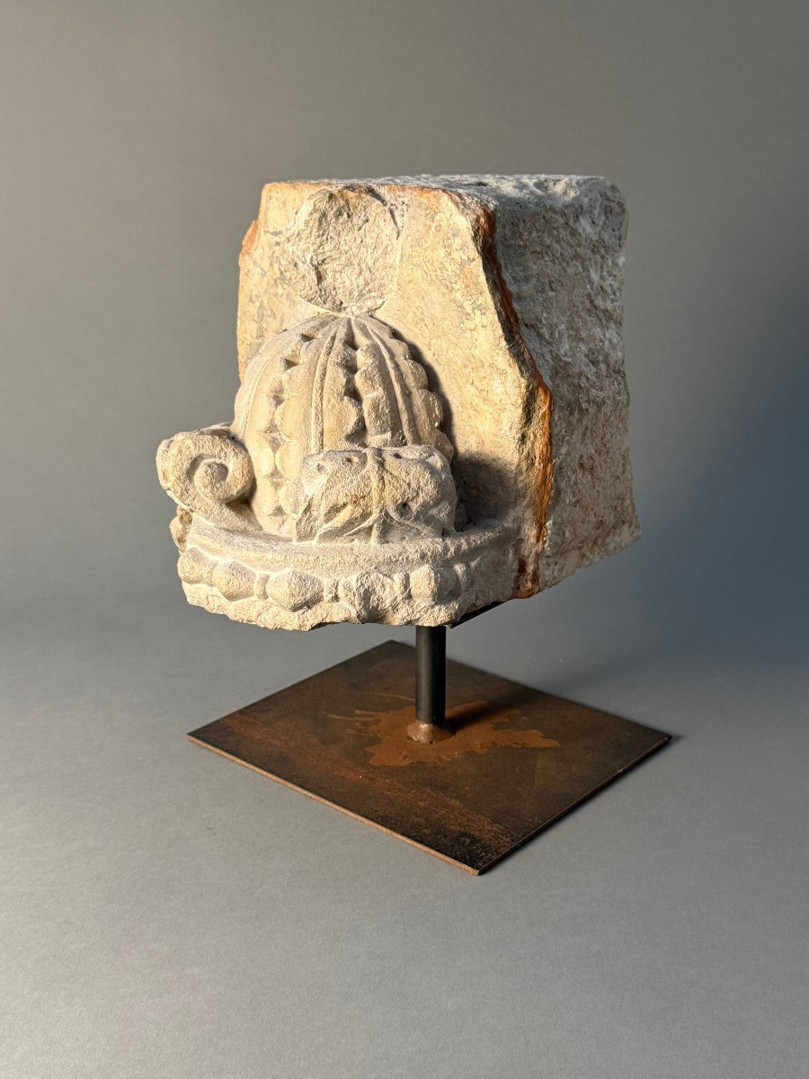 Frammento scultoreo in pietra - seconda metà del XV secolo-photo-4