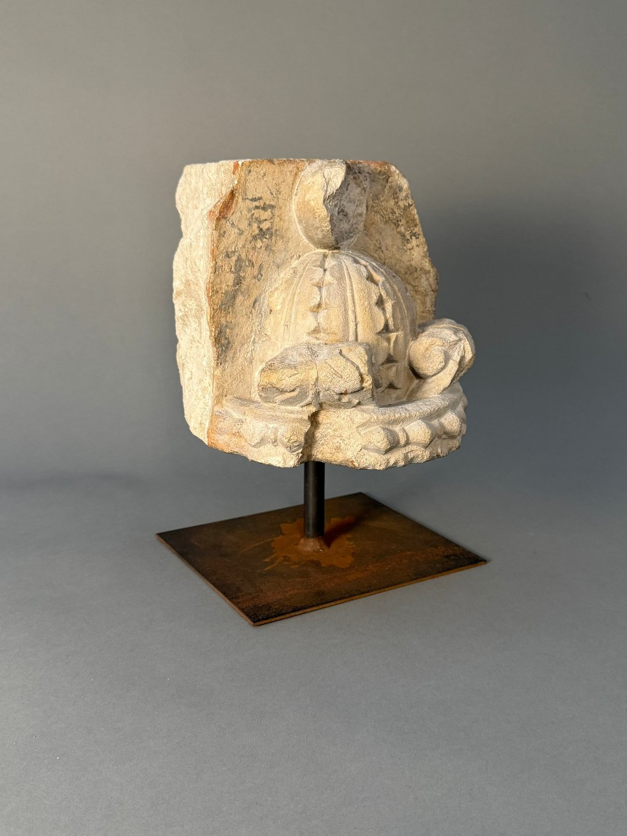 Frammento scultoreo in pietra - seconda metà del XV secolo
