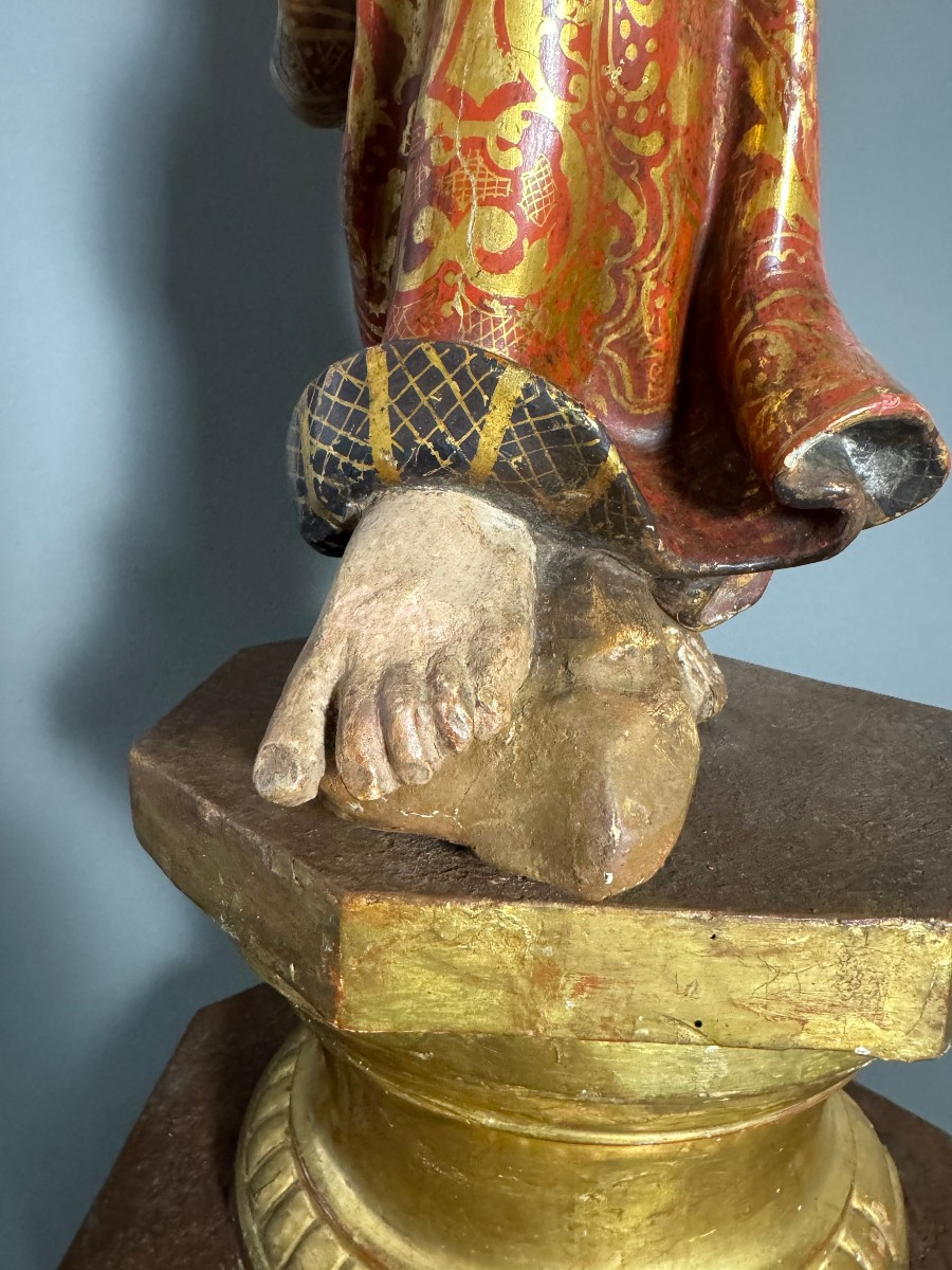 Scultura raffigurante Cristo - Giacomo Bertesi  - seconda metà del XVII sec.-photo-2