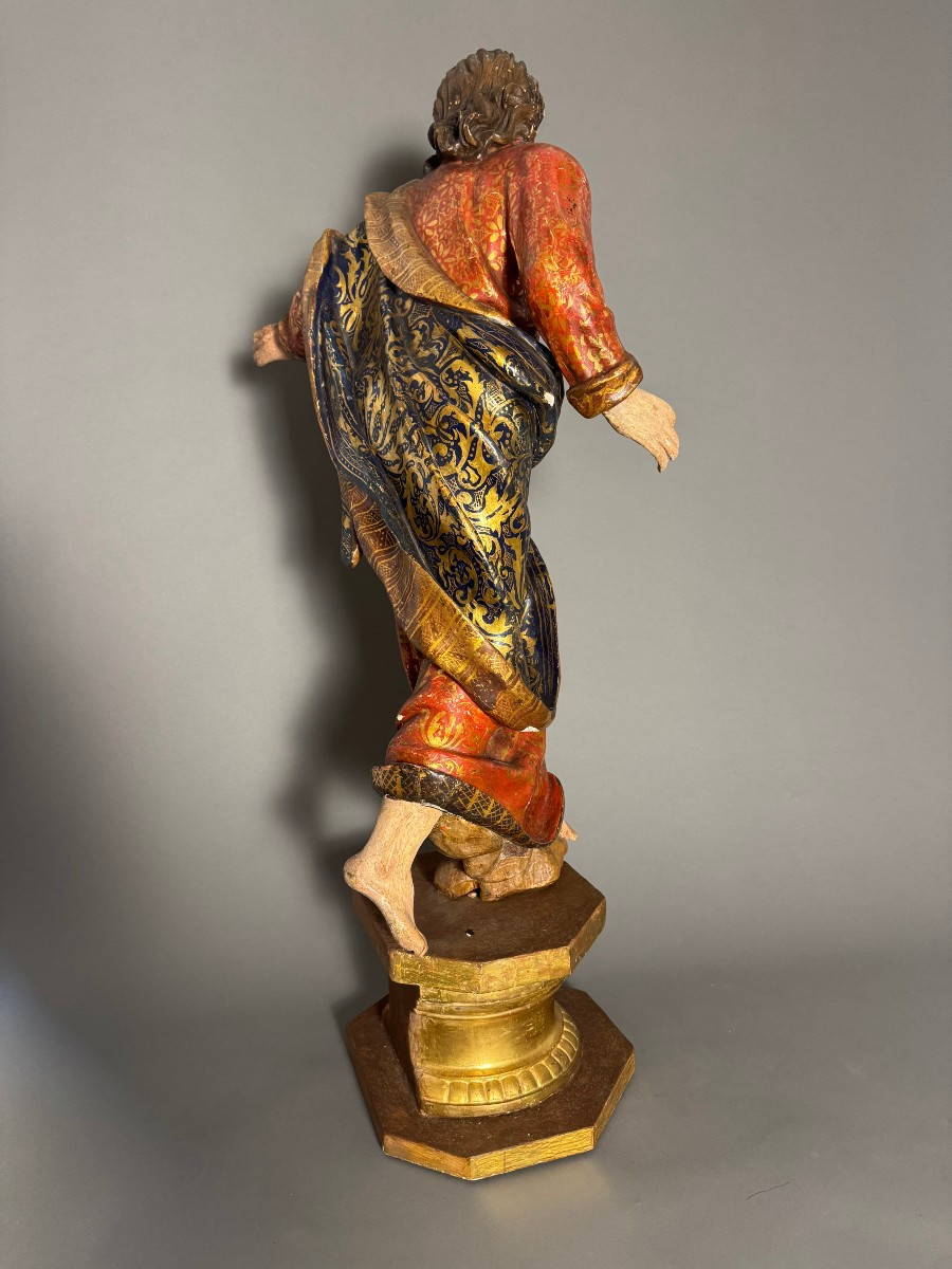 Scultura raffigurante Cristo - Giacomo Bertesi  - seconda metà del XVII sec.-photo-3