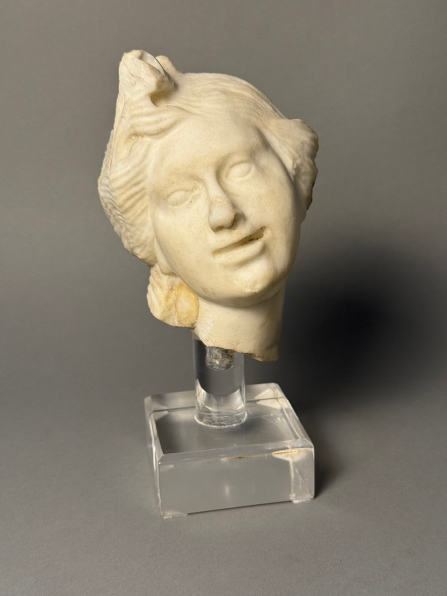  Testina in marmo neoclassica - periodo XVIII secolo 