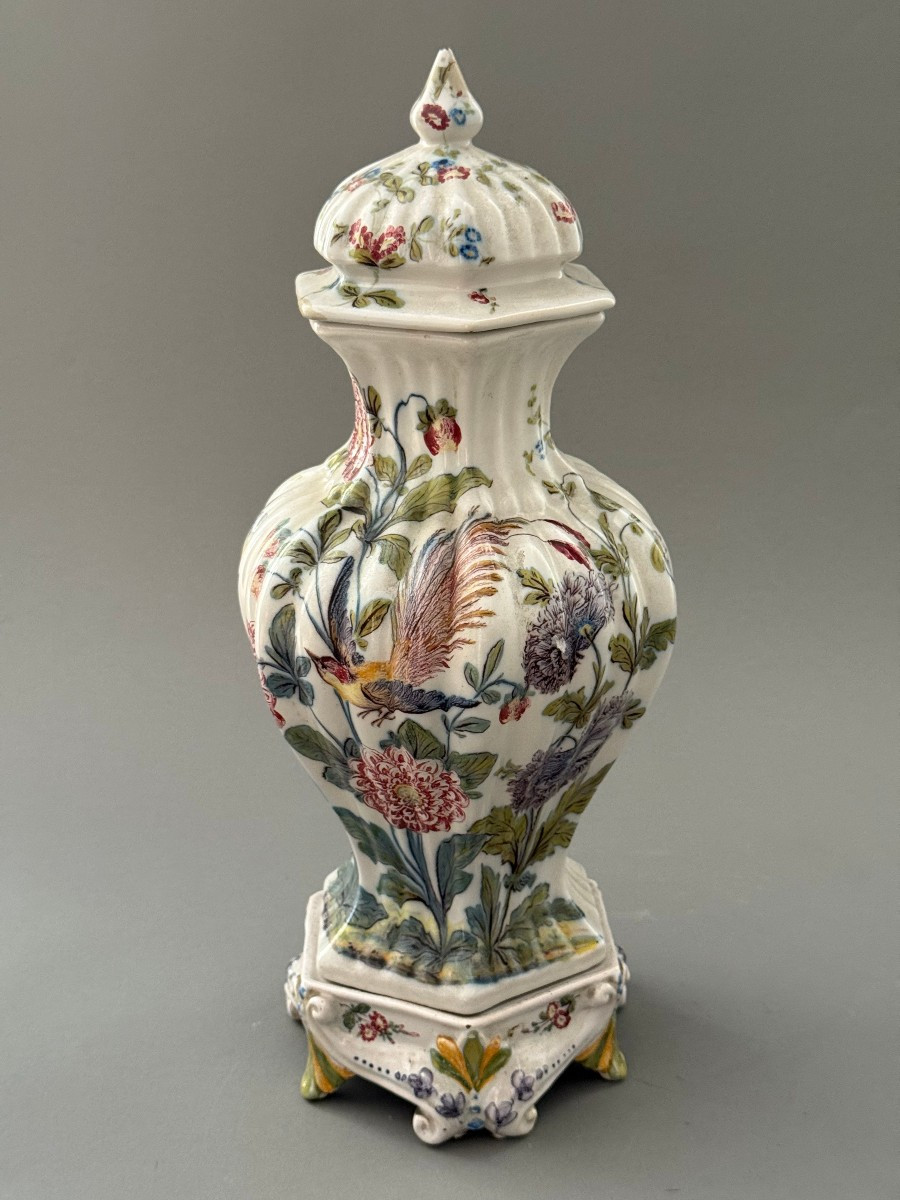 Vasi potiche in maiolica manifattura Antonibon, Nove Di Bassano - periodo XIX secolo-photo-5