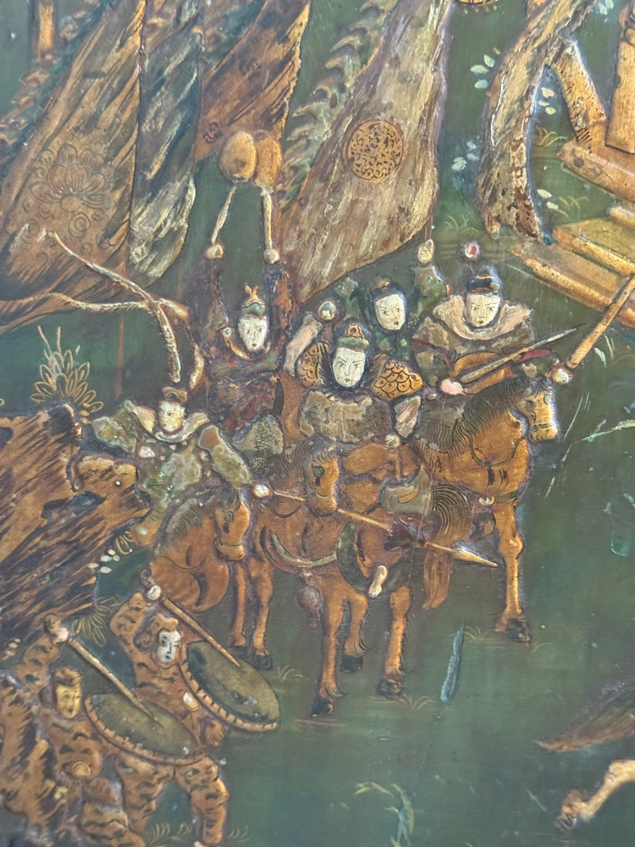 Trumeau inglese stile rococò - periodo prima metà del XVIII secolo-photo-6