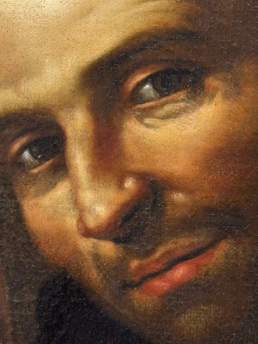 Dipinto raffigurante San Domenico di Guzman - periodo XVII secolo-photo-2
