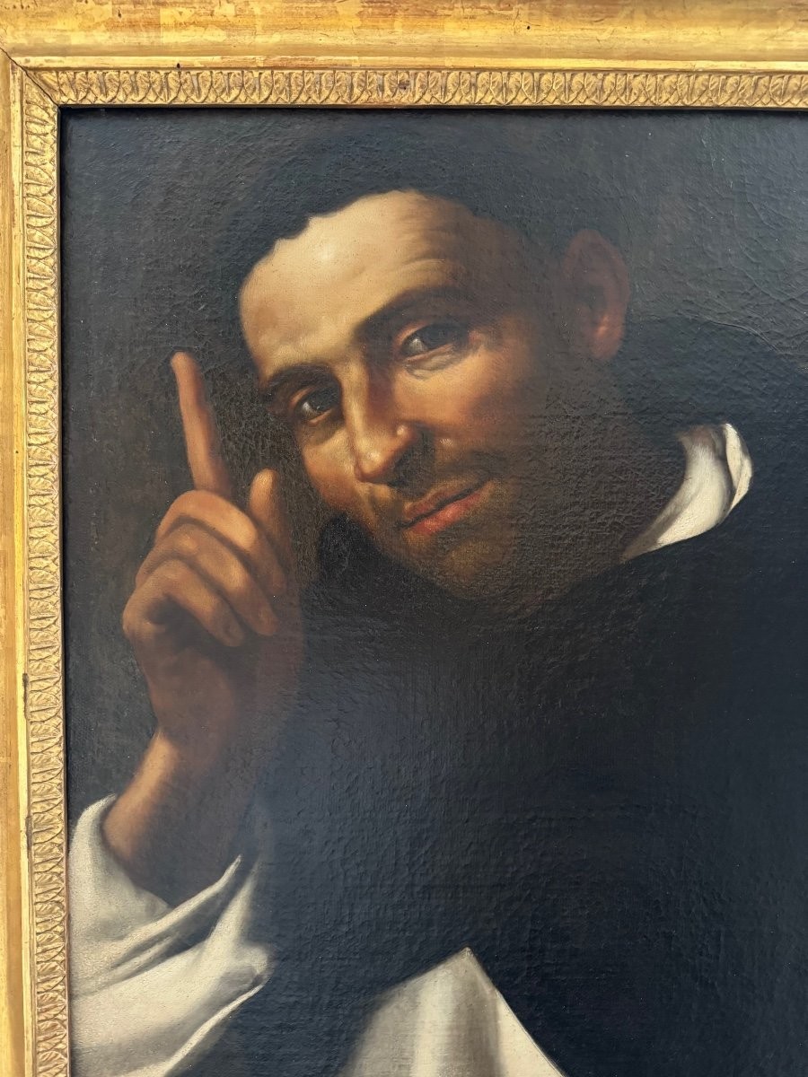Dipinto raffigurante San Domenico di Guzman - periodo XVII secolo-photo-4