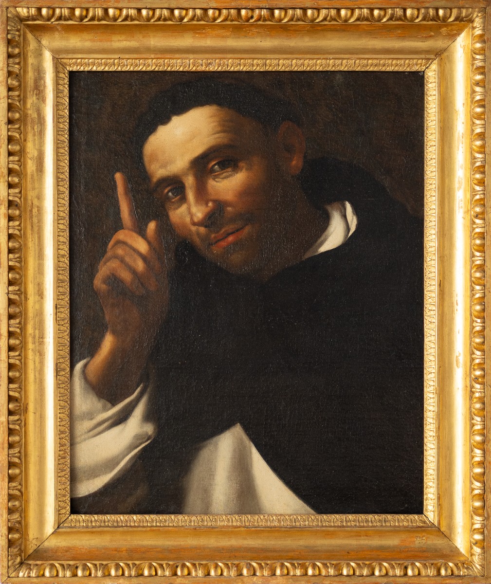 Dipinto raffigurante San Domenico di Guzman - periodo XVII secolo-photo-4