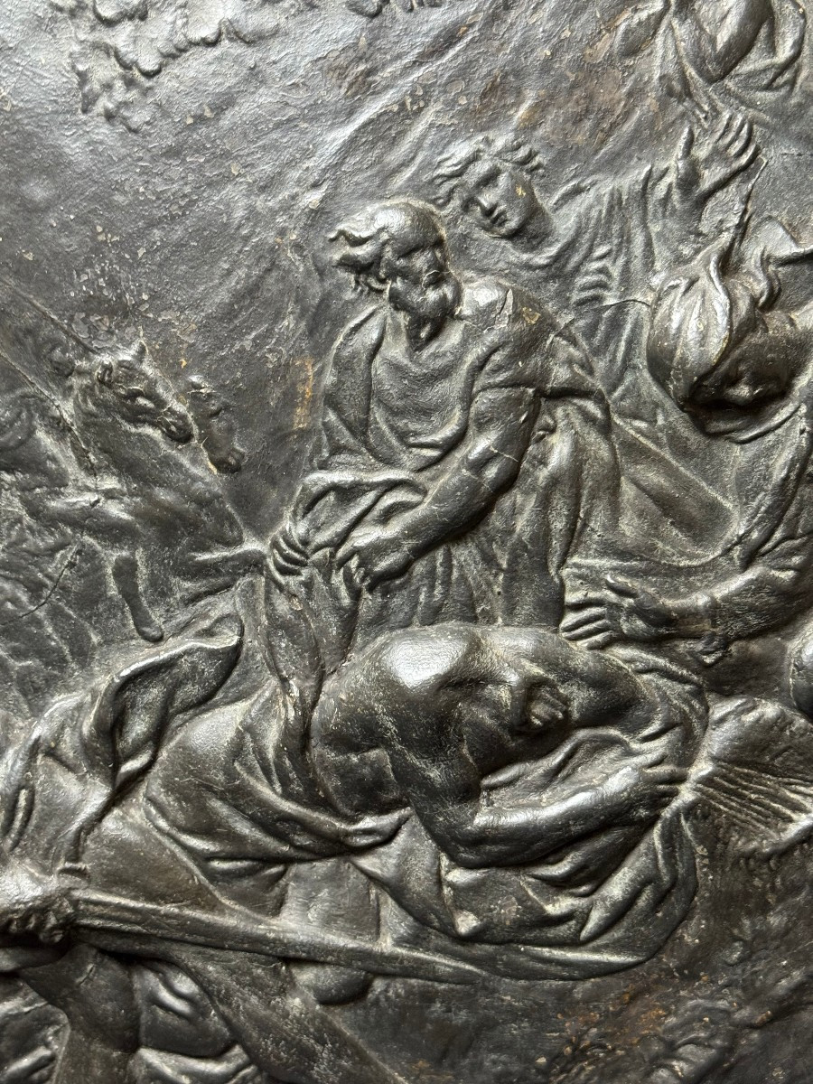 Papier Mâché raffigurante la decollazione di San Paolo - periodo XVIII secolo-photo-4