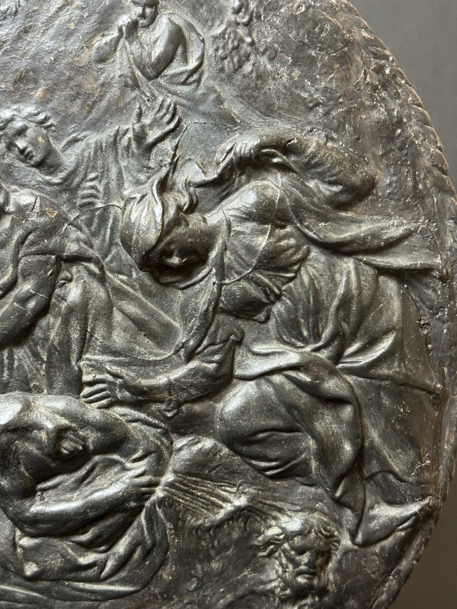 Papier Mâché raffigurante la decollazione di San Paolo - periodo XVIII secolo-photo-2