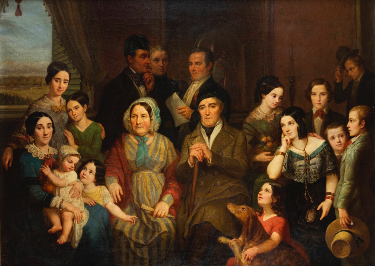 Clementina Morgari Lomazzi.Ritratto di famiglia.XIX secolo-photo-2