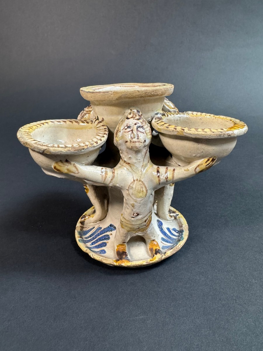 Saliera Laertina in maiolica - seconda metà del XVIII secolo-photo-2