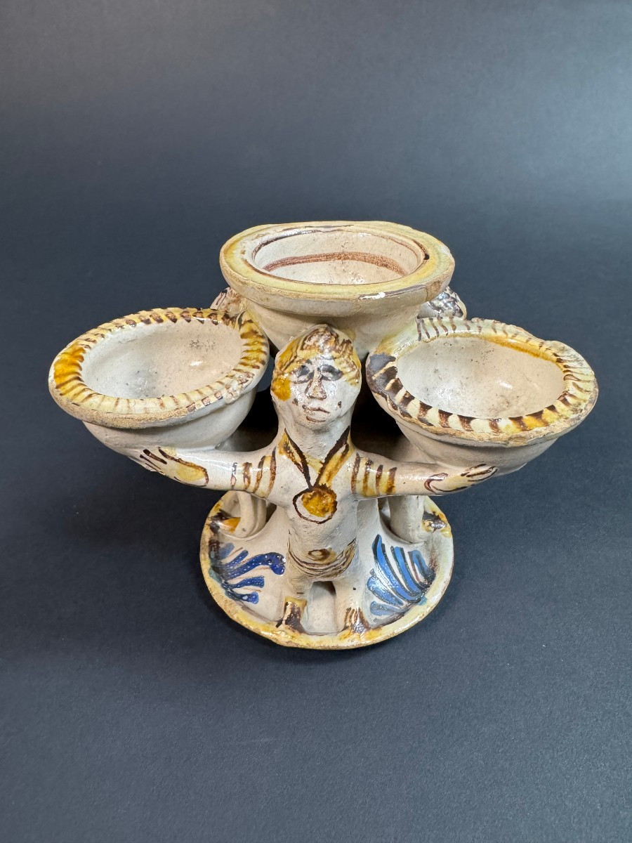 Saliera Laertina in maiolica - seconda metà del XVIII secolo-photo-4