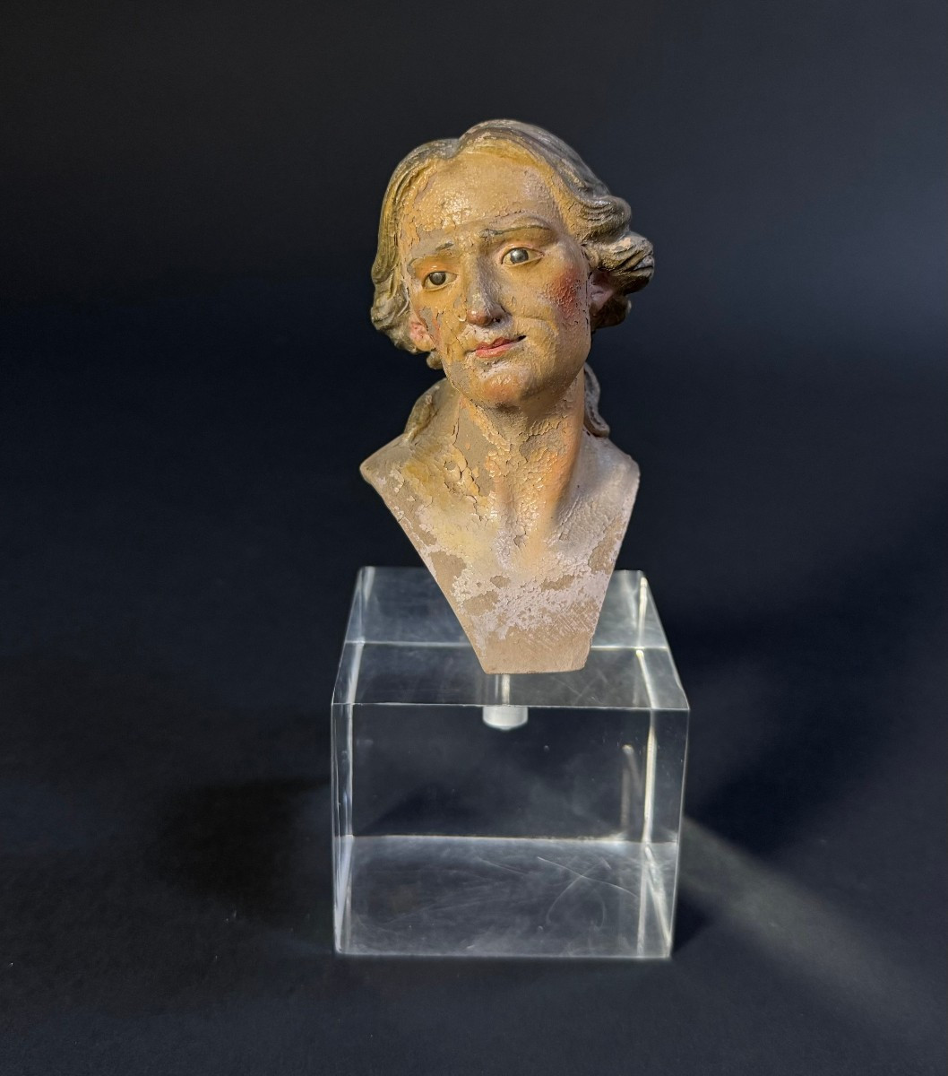 Testina di pupo di presepe napoletano - fine XVIII secolo -photo-2