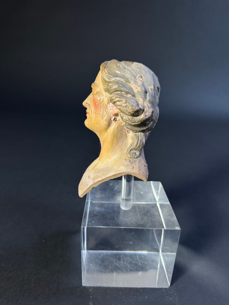 Testina di pupo di presepe napoletano - fine XVIII secolo -photo-1