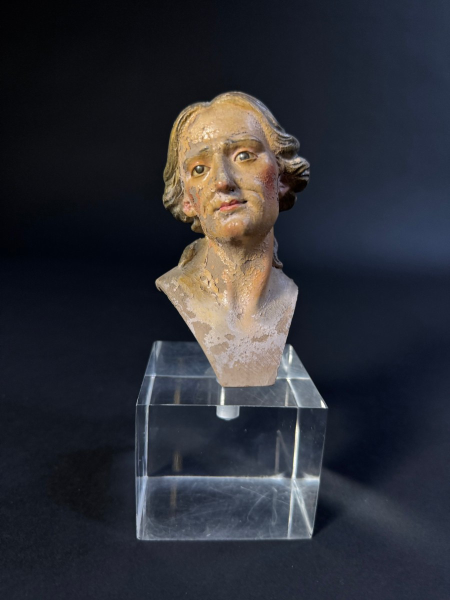 Testina di pupo di presepe napoletano - fine XVIII secolo -photo-4