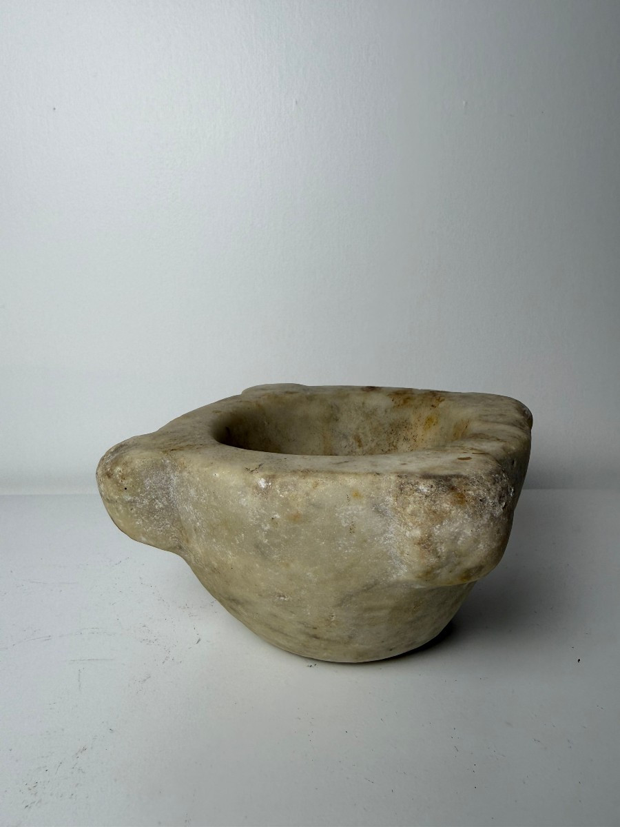 Antico mortaio in marmo - XVII secolo -photo-4
