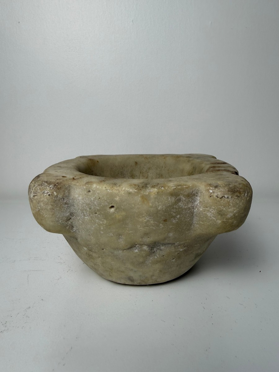 Antico mortaio in marmo - XVII secolo -photo-5