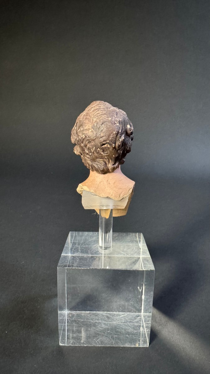 Testina di pupo di presepe napoletano - fine XVIII secolo -photo-2