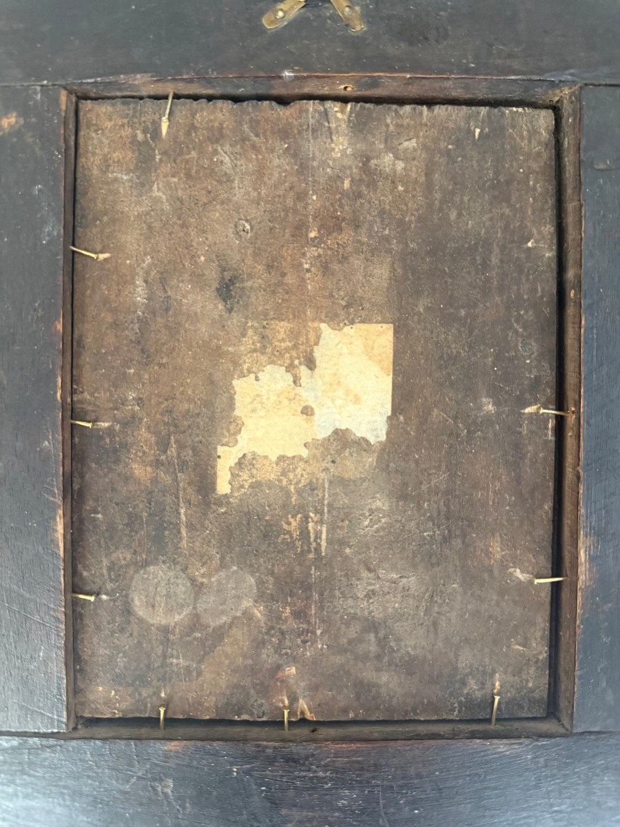 Dipinto olio su tavoletta raffigurante l'Ecce Homo - Italia inizio XVIII secolo-photo-6