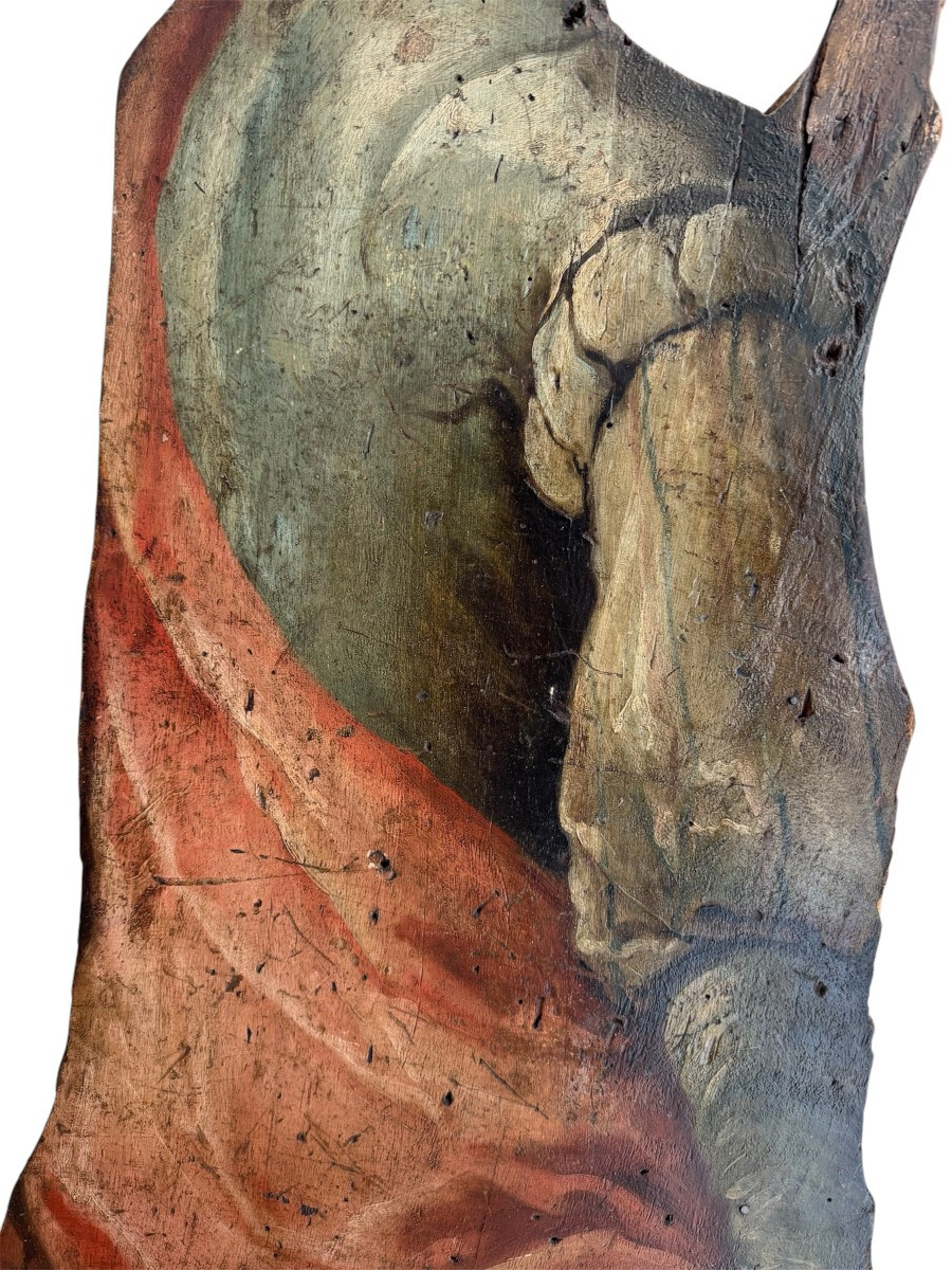 Dipinto su tavola raffigurante un guerriero - Italia, scuola veneziana XVII secolo-photo-3