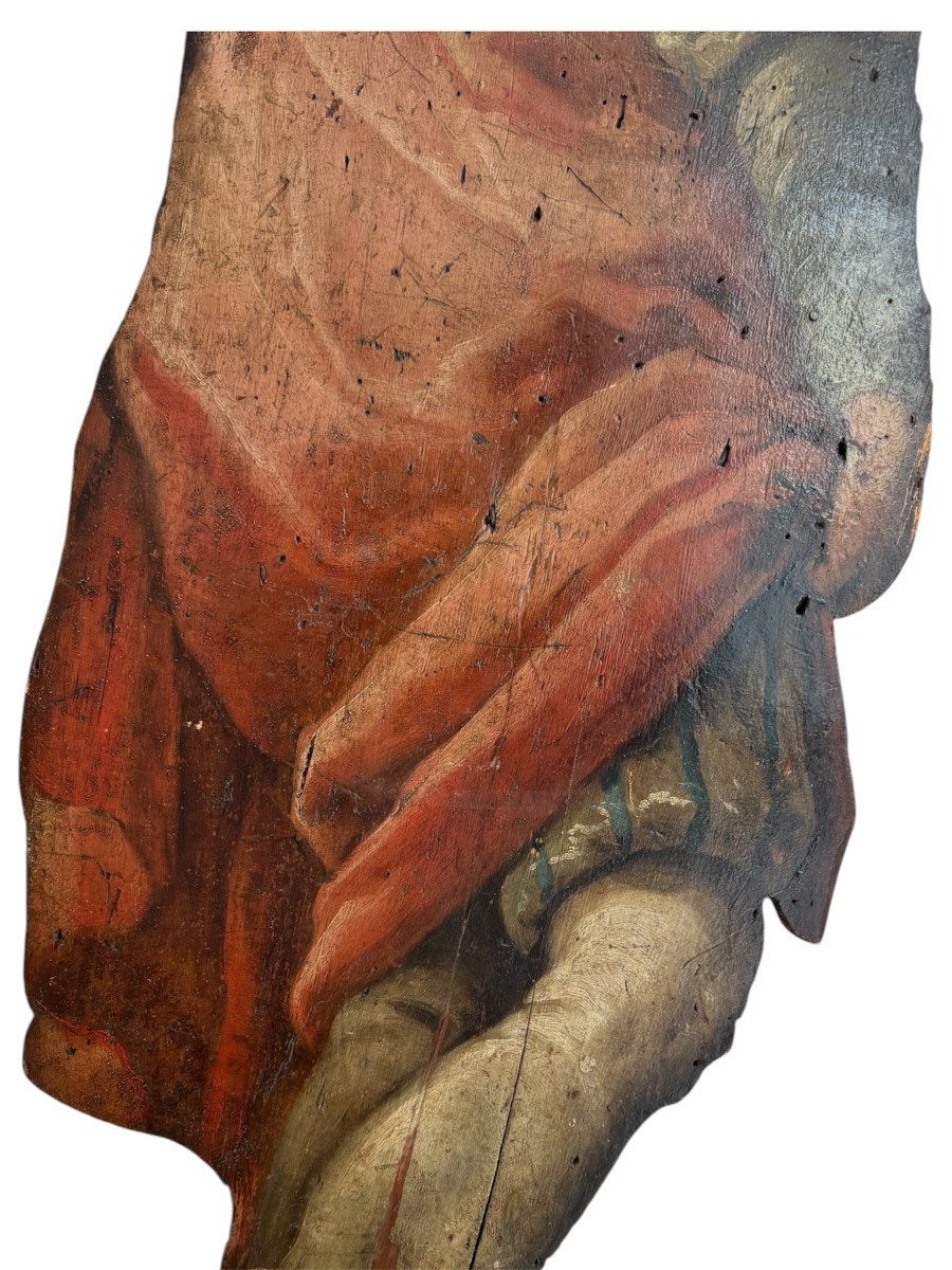 Dipinto su tavola raffigurante un guerriero - Italia, scuola veneziana XVII secolo-photo-4