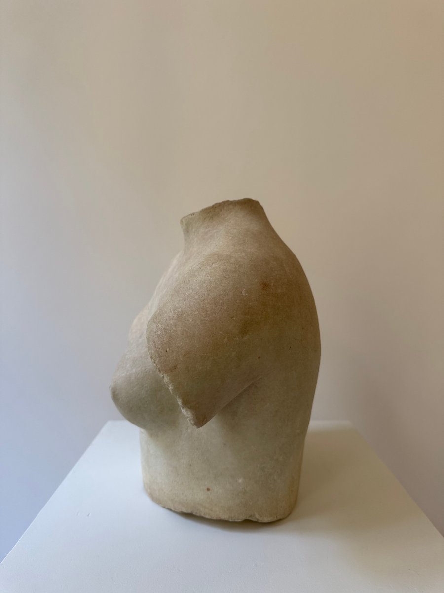 Scultura raffigurante torso di Afrodite in marmo statuario - XVI secolo. Italia -photo-4