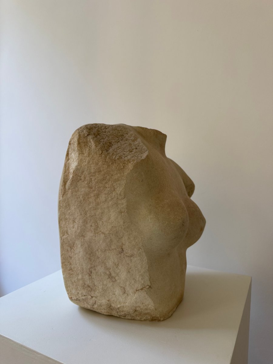 Scultura raffigurante torso di Afrodite in marmo statuario - XVI secolo. Italia -photo-2