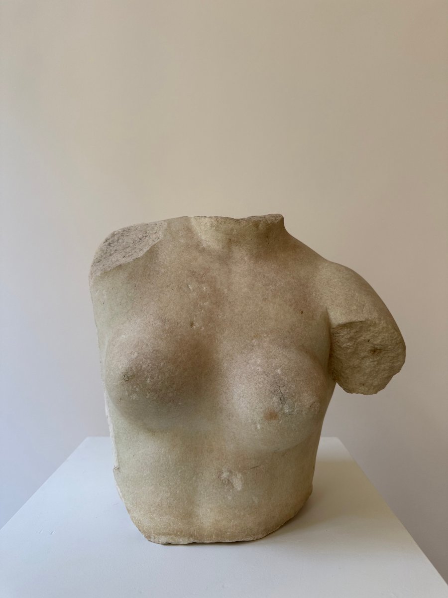Scultura raffigurante torso di Afrodite in marmo statuario - XVI secolo. Italia -photo-7