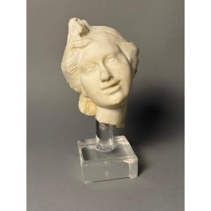  Testina in marmo neoclassica - periodo XVIII secolo 