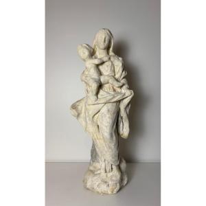  Madonna con Bambino in marmo statuario - XVI secolo