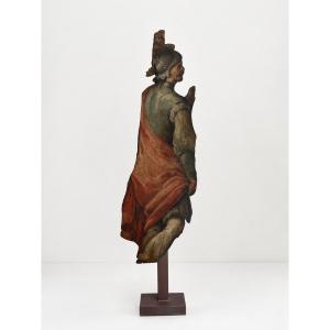 Dipinto su tavola raffigurante un guerriero - Italia, scuola veneziana XVII secolo