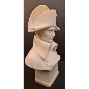 Napoleon Bonaparte, Emperor Of France, Single-piece Marble Bust