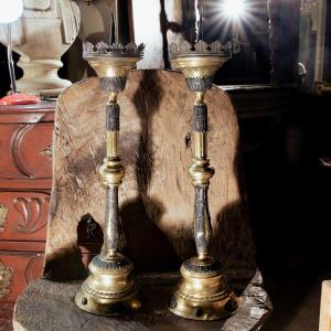 Pair Of Italian Candlesticks