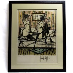 Lithograph “draughts Games” By Bernard Buffet