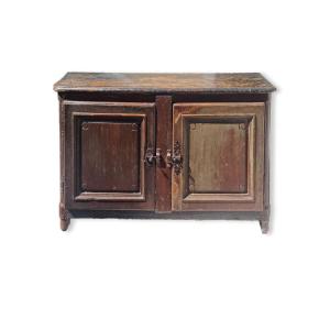 17th Century Polychrome Hunting Buffet