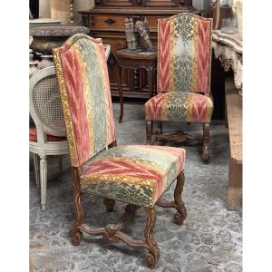 Pair Of Louis XIV Style Chairs