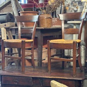 Pair Of Directoire Chairs