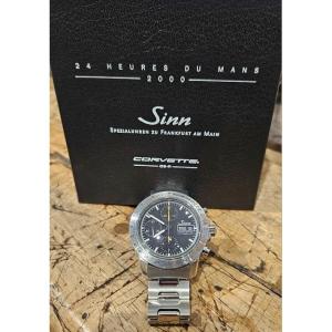 Sinn Chronograph Watch, Limited Edition Of 500 Pieces, 24 Hours Of Le Mans 2000, Corvette 