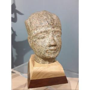 Granite Egyptian Head