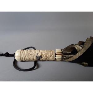 Indochine Umbrella Ivory Handle