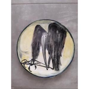 The Plate With The Wader