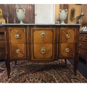 A Marquetry Commode From The Transition Period In Marseille, Circa 1770.
