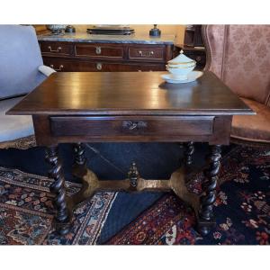 Louis XIII Period Walnut Writing Table.